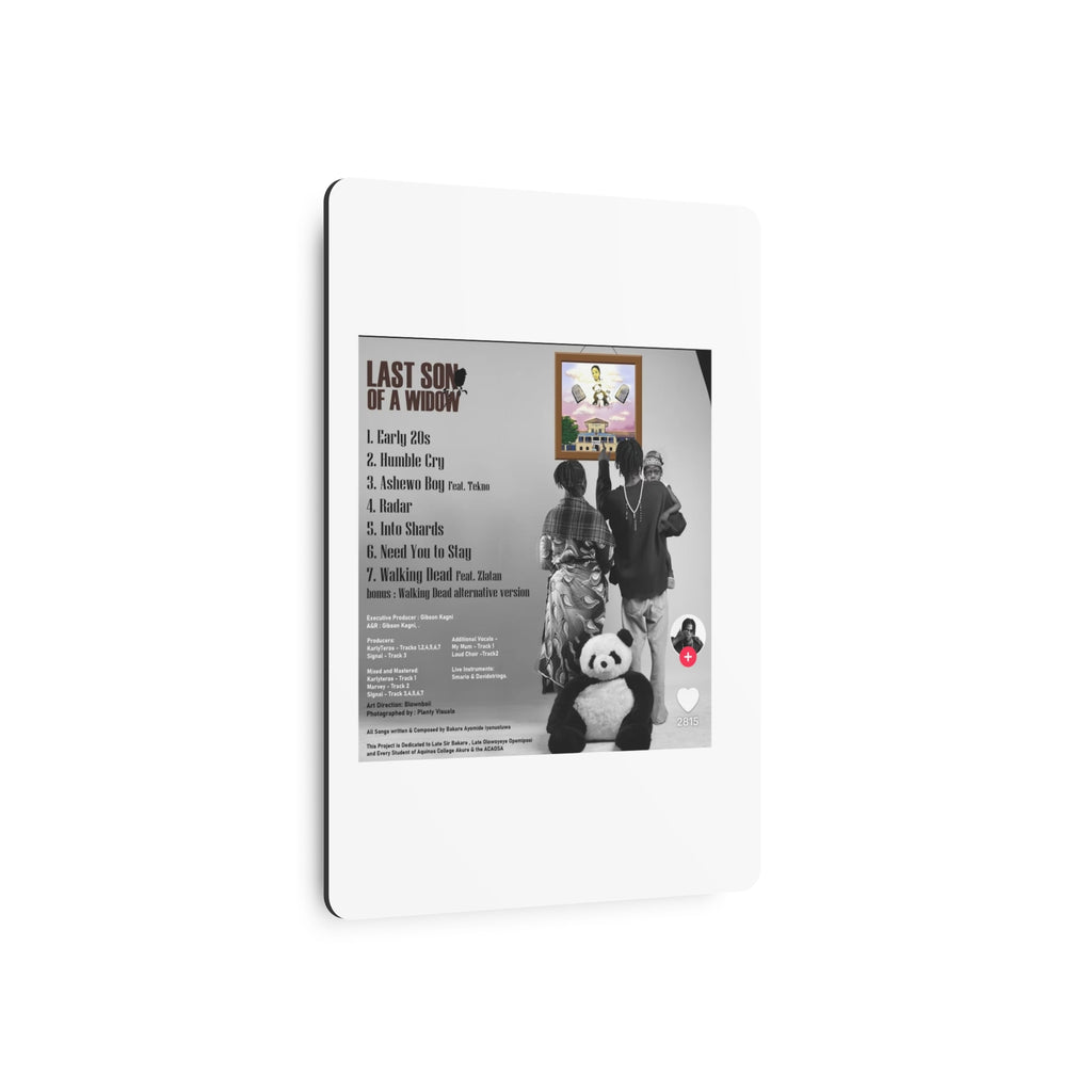 Last Son of a Widow Metal Art Sign