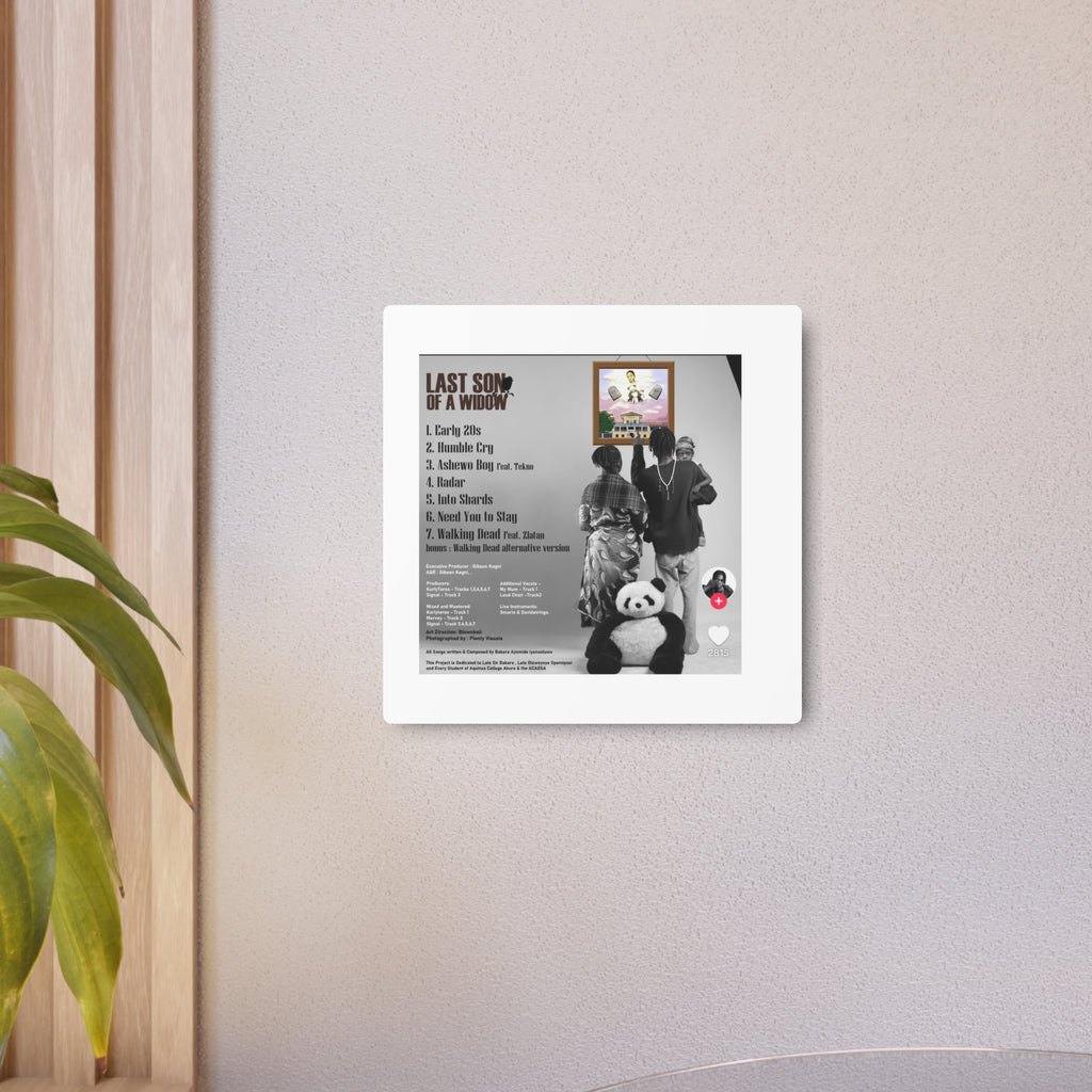 Last Son of a Widow Metal Art Sign