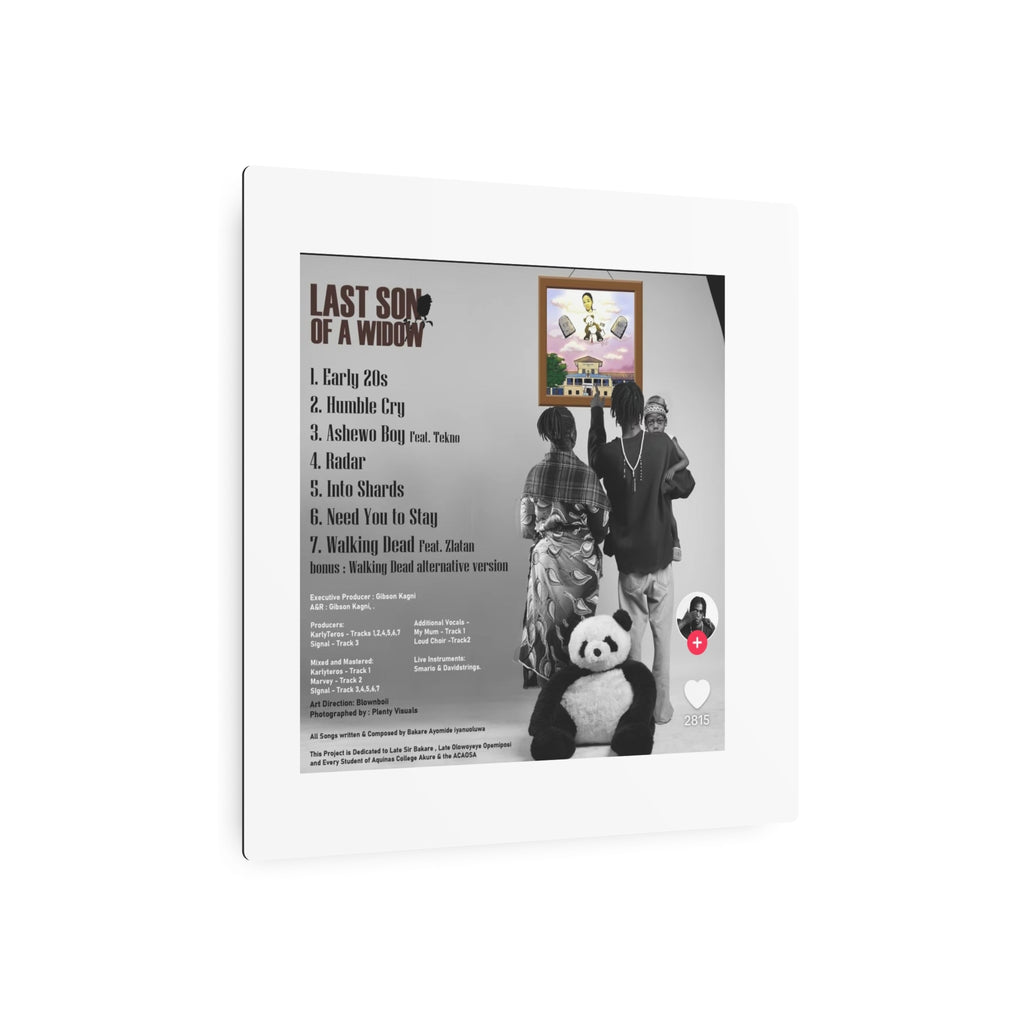 Last Son of a Widow Metal Art Sign