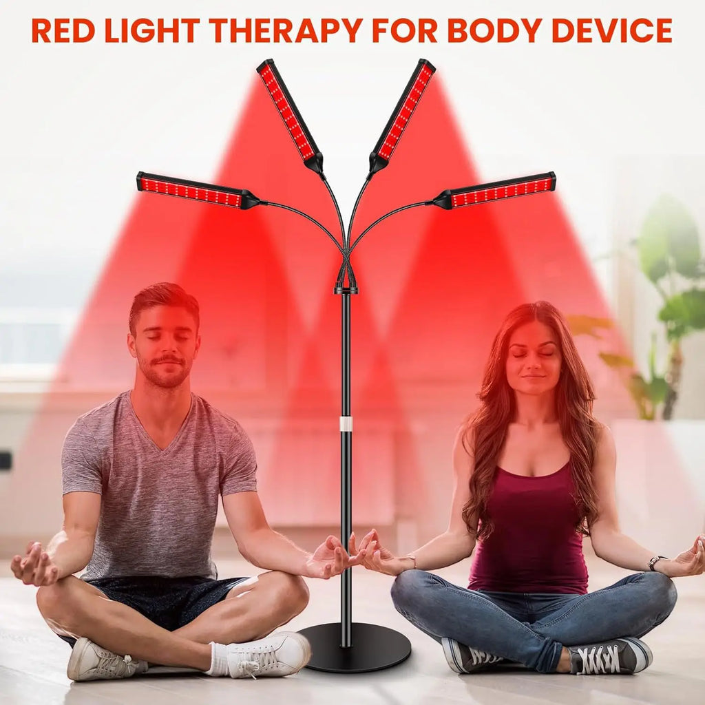 Led Red&Near Infrared Light Healthcare Lamp 660&850 nm Sauna for Full Body Face Joint Muscle Relieve Beauty Health Gadget Device