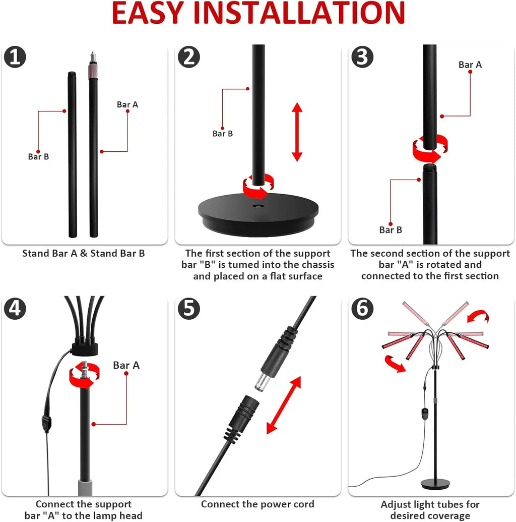 Led Red&Near Infrared Light Healthcare Lamp 660&850 nm Sauna for Full Body Face Joint Muscle Relieve Beauty Health Gadget Device