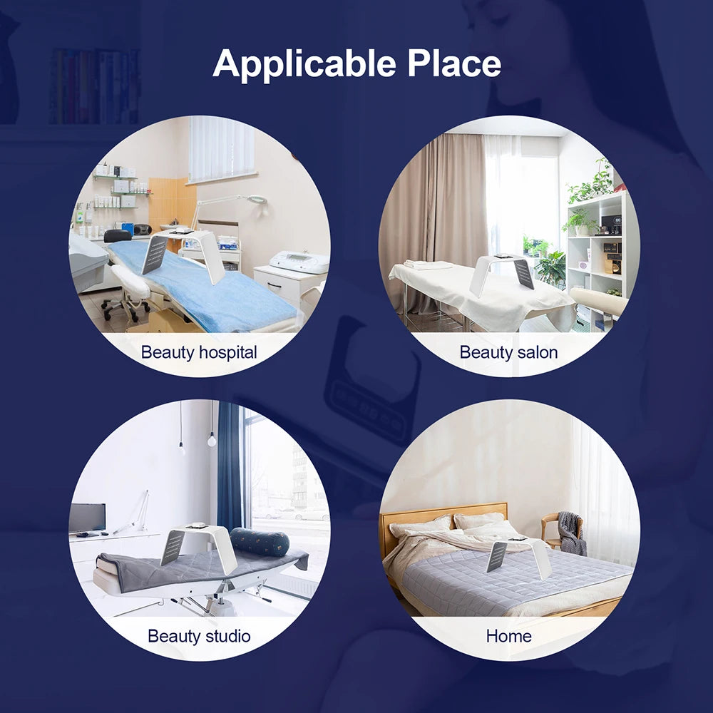 7 Colors LED Photon Machine Red Light Therapy Device with Nano Spray Anti-aging facial Rejuvenation Home SPA Skin Care Tool