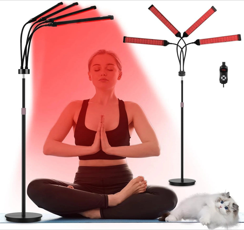 Led Red&Near Infrared Light Healthcare Lamp 660&850 nm Sauna for Full Body Face Joint Muscle Relieve Beauty Health Gadget Device